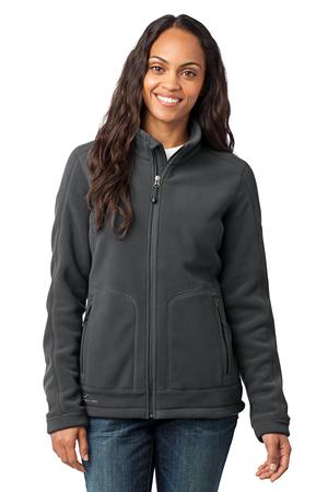 Eddie Bauer - Ladies Wind Resistant Full-Zip Fleece Jacket Style EB231 -  Casual Clothing for Men, Women, Youth, and Children